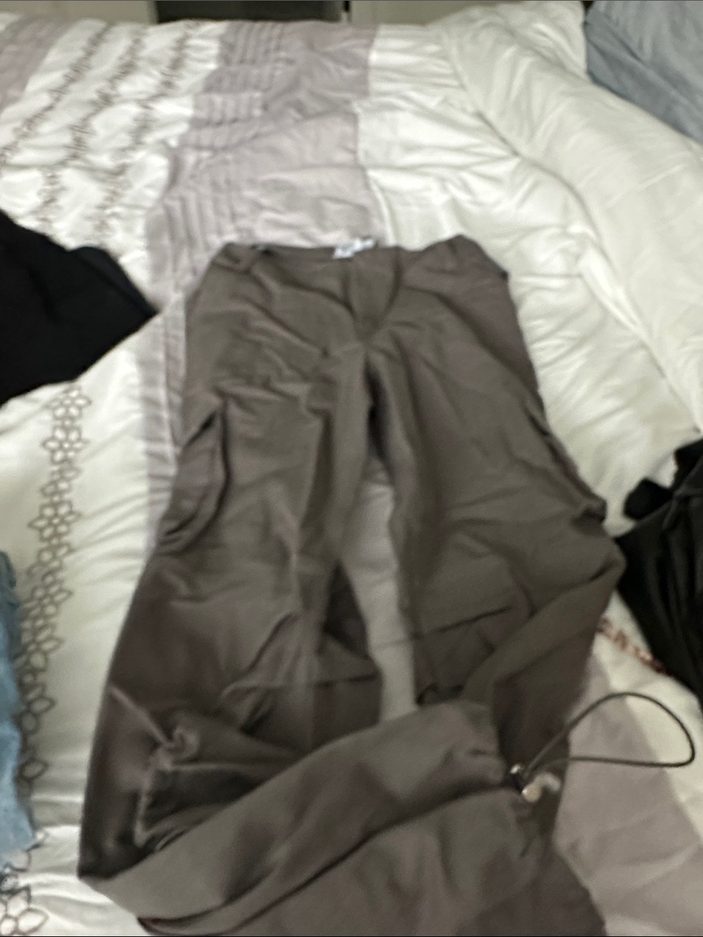 Princess Polly Taupe Cargo Jogger Pants